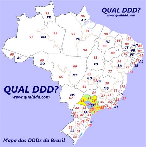 13樓|DDD13 Lista das Cidades de São Paulo com DDD 13